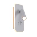 Italux WL-83957-1-WH LED Spot-Wandleuchte Doria | 8W LED | 559lm | 3000K