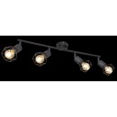 Globo 54802S-4 Deckeneinbauleuchte Xara 4x40W | E14 - schwarz