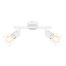 Globo 54802W-2 Deckeneinbauleuchte Xara 2x40W | E14 - weiß