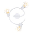 Globo 54802W-3 Deckeneinbauleuchte Xara 3x40W | E14 - weiß