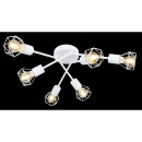 Globo 54802W-6 Deckeneinbauleuchte Xara 6x40W | E14 - weiß