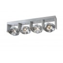 Lucide LED Decken- und Spotleuchte Zett 4x12W GX53 - dimmbar, luxuriös