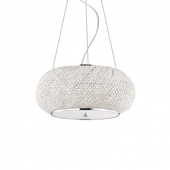 Ideal Lux 082158 Pendelleuchte 6x40W Pasha Cromo | E14