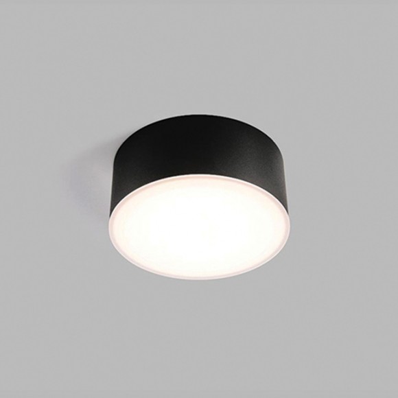 LED2 1010153 LED Deckenleuchte Button II 6-12W | 600-1200lm | 3000K/4000K - schwarz