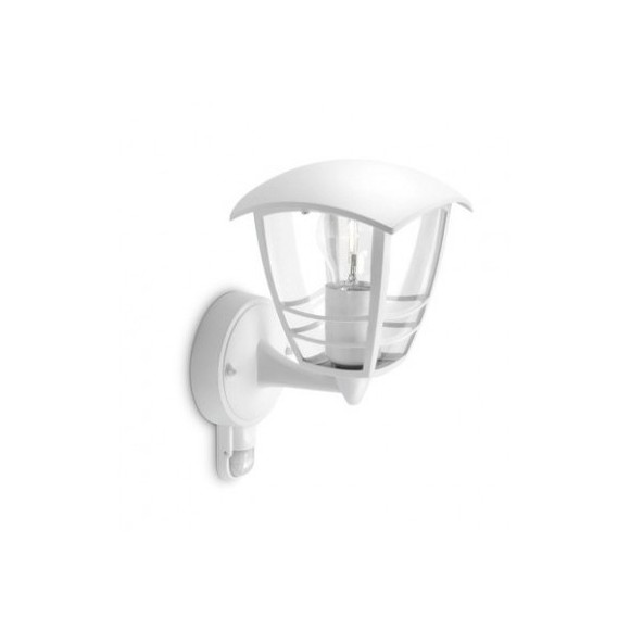 Philips 15388/31/16 Außenwandleuchte mit Bewegungssensor Creek 1x60W | E27 | IP44