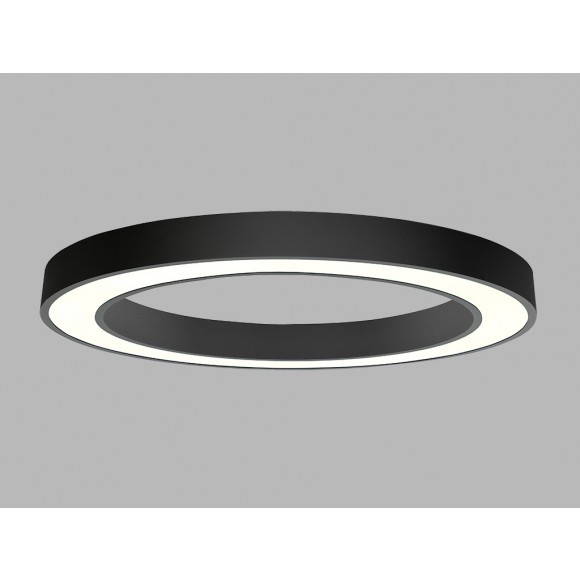 LED2 1270643D LED Deckenleuchte Saturn 60 1x80W | 6600lm | 4000K | IP20 - dimmbar schwarz