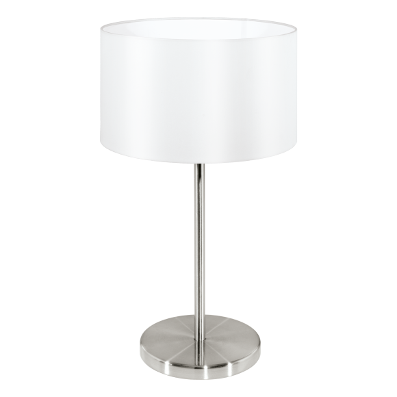 Eglo 31626 MASERLO Textilien Lampe 1X60W weiß matt