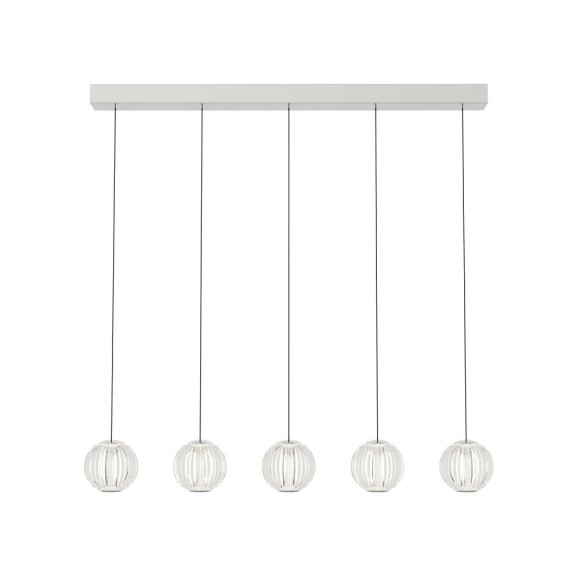 Ideal lux I343471 LED Pendelleuchte DIAMOND  | 23W integrierte LED-Quelle | 5x470lm