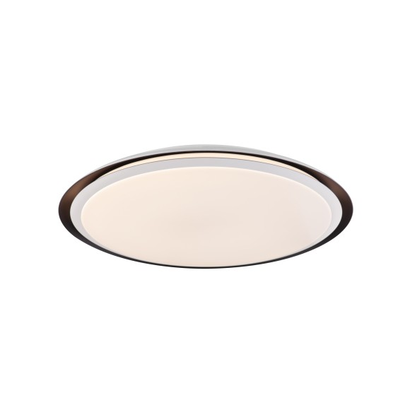 Globo 41359-40RGBSH LED Deckenleuchte Xaver 1x40W | 3200lm | 3000-6000K | RGB - Smart Light, Fernbedienung, dimmbar, Nachtmodus, Memory-Funktion, Timer, Glitzereffekt, braun, weiß