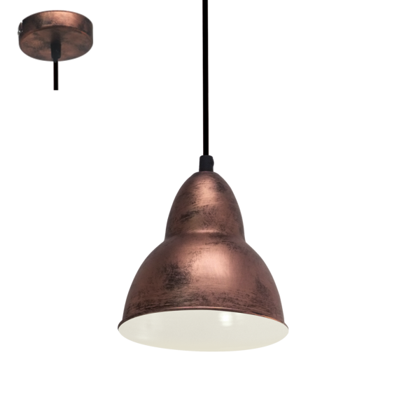 Eglo VINTAGE 49235 Pendelleuchte TRURO Kupfer 1X60W