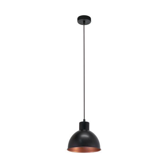 Eglo VINTAGE 49238 Pendelleuchte TRURO Schwarzkupfer 1X60W