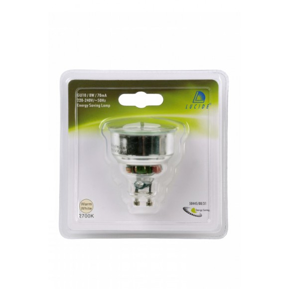Leuchtmittel Lucide CFL BULB 50445/08/31 1x8W GU10 - Energiesparlampe