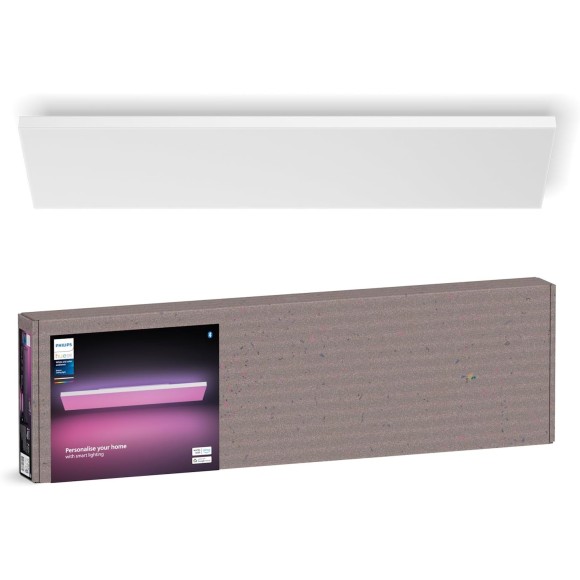 Philips Hue 8720169277731 LED Deckenleuchte Datura Recrangular | 67W integrierte LED-Quelle | 2000-6500+RGBK