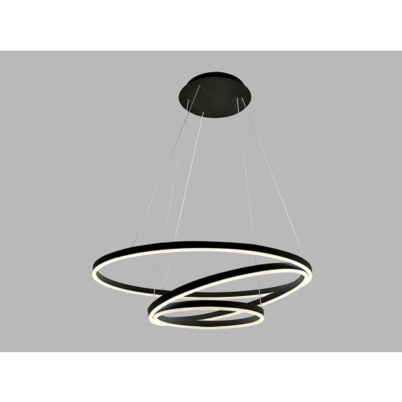 LED2 3271133D LED Pendelleuchte Circle 3 P-Z 1x136W | 8450lm | 3000K | IP20 - dimmbar schwarz