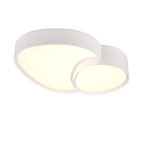 Trio T647510231 LED Deckenleuchte RISE | 21W integrierte LED-Quelle | 2400lm | 2700-6500K