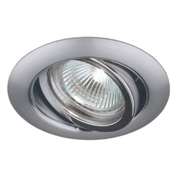 Emithor 71050 ELEGANT METAL MOVABLE Einbauleuchte GU10 / 50W Aluminium gebürstet, flexible