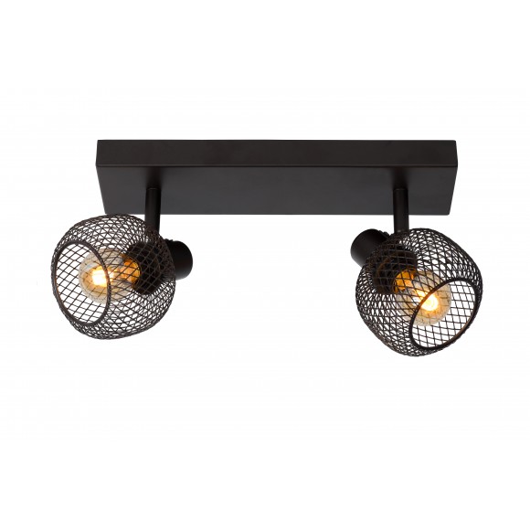 Lucide 77978/02/30 Spotleuchte Maren 2x40w | E14 - schwarz, einstellbar, dimmbar