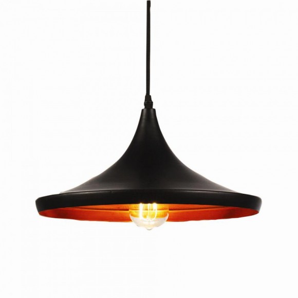 LEDKO 00341 Pendelleuchte 1x40W | E27 - schwarz