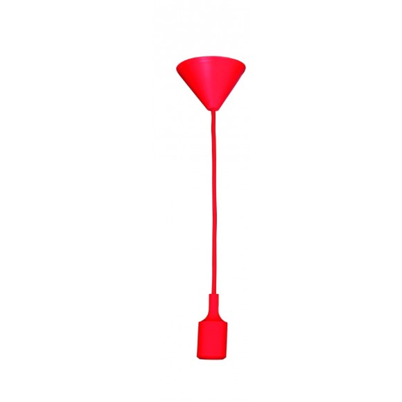 LEDKO 00379 Lampenaufhängung 1x40W | E27 - rot
