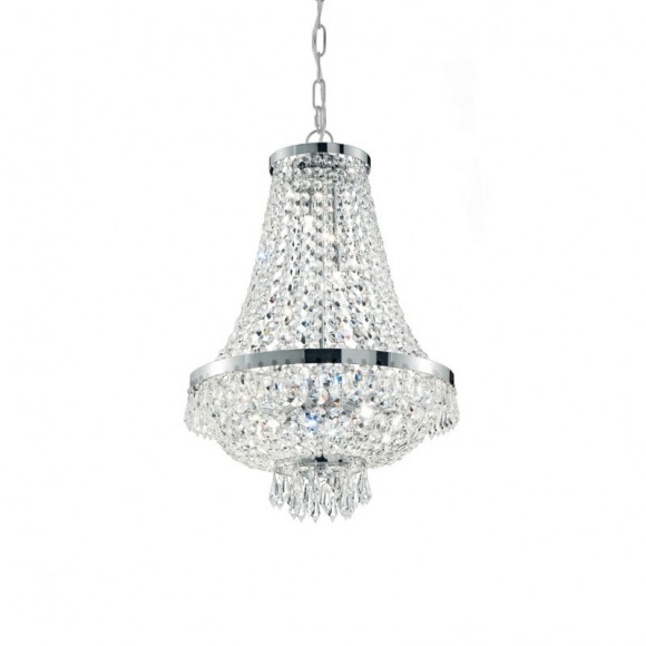 Ideal Lux 114279 Pendelleuchte Caesar Cromo 12x40W | G9