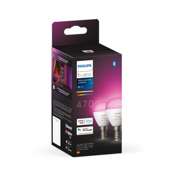 Philips 8719514491281 LED Lampen-Set | 5,1W E14 | 470 lm | 2000-6500 RGBK