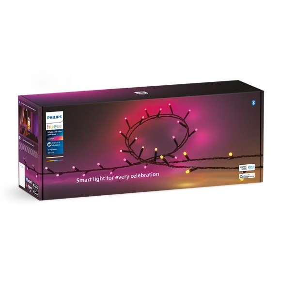 Philips Hue 8720169246867 LED Weihnachtslichterkette Festavia | 28W integrierte LED-Quelle