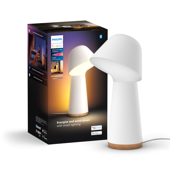 Philips Hue 8720169262997 LED Tischlampe Twilight | 13,4W integrierte LED-Quelle | 1380lm | 2000-6500 RGBK