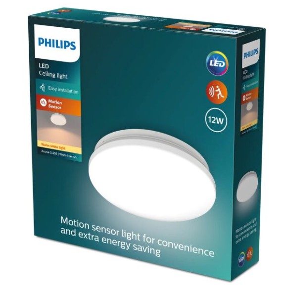 Philips 8720169295988 LED Deckenleuchte Acuna | 12W integrierte LED-Quelle | 1350lm