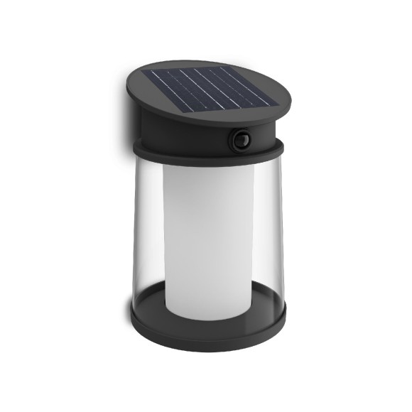 Philips 8720169361942 LED solar Außenwandleuchte Juda | 3,2W integrierte LED-Quelle | 500lm | 2700K
