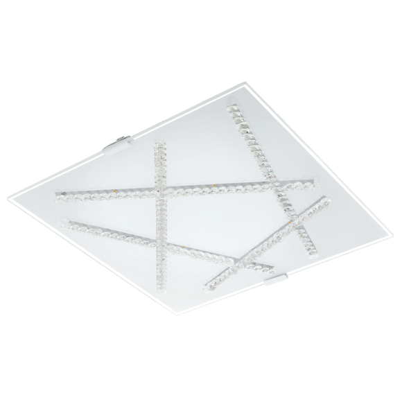 Eglo 93765 Sorrento 16W LED Deckenleuchte, Kristall