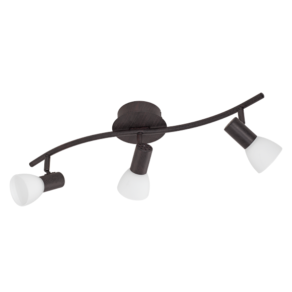 Eglo 94153 DAKAR 5 Spotleuchte LED braun 3X3,3W = 1020lm 3000K
