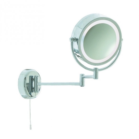 Searchlight 11824 Bad Wandleuchte mit Spiegel 1xE14 IP44