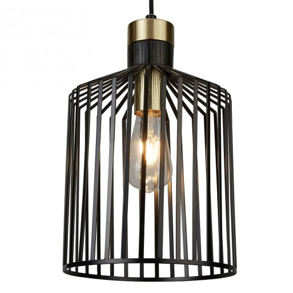 Searchlight 9413BK BIRD CAGE Hängeleuchte E27 1x10W