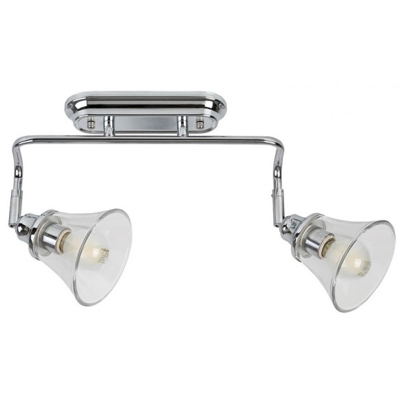Rabalux 3208 Badleuchte Antoine 2x40W | E14 | IP44 - Chrom