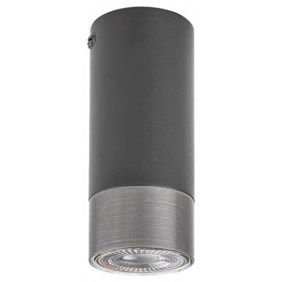 Rabalux 5074 Einstellte Spotleuchte Zircon 1x5w | Gu10 - schwarz, Silber