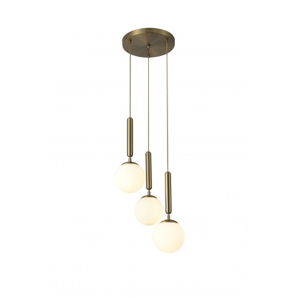 Rabalux 5353 Kronleuchter Divina 3x9W | E14 | IP20 - gold