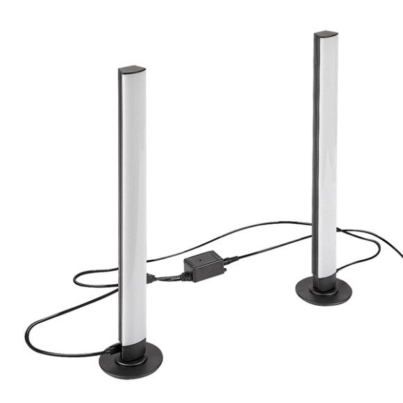 Rabalux 98076014 LED Tischlampe Paco  | 2x5W integrierte LED-Quelle | RGBK