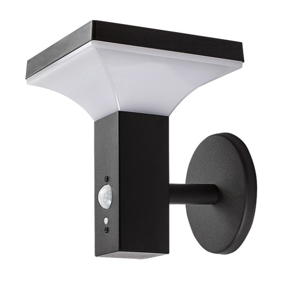 Rabalux 98077044 LED solar Außenwandleuchte Geleen | 4W integrierte LED-Quelle | 400lm | 3000K