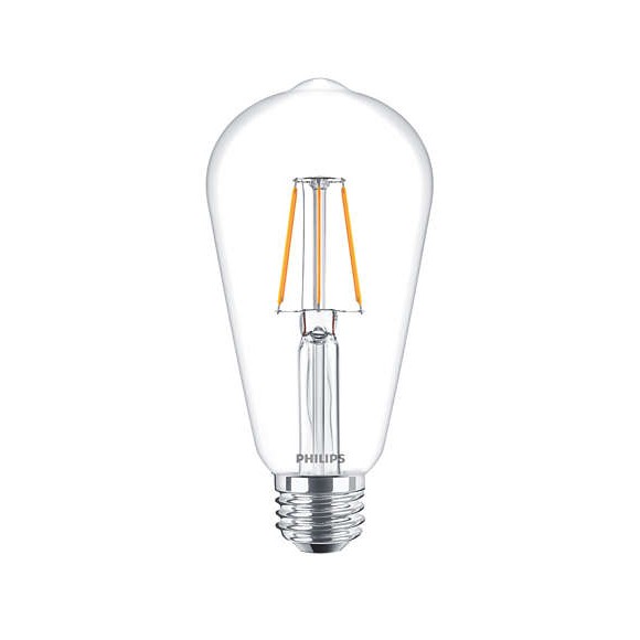 Philips FILAMENT Classic LEDbulb ND 4-40W E27 827 ST64