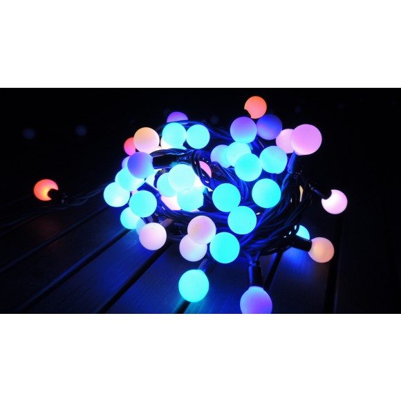 LED Weihnachtslichterkette BALL DR Länge 10 m, IP44 Innen- und Außenbereich