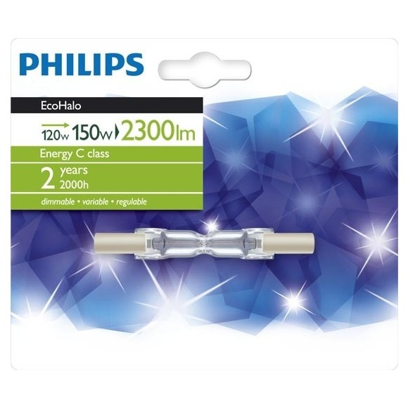 EcoHalo 78 mm 2y 120W R7s 230V 1BC/10