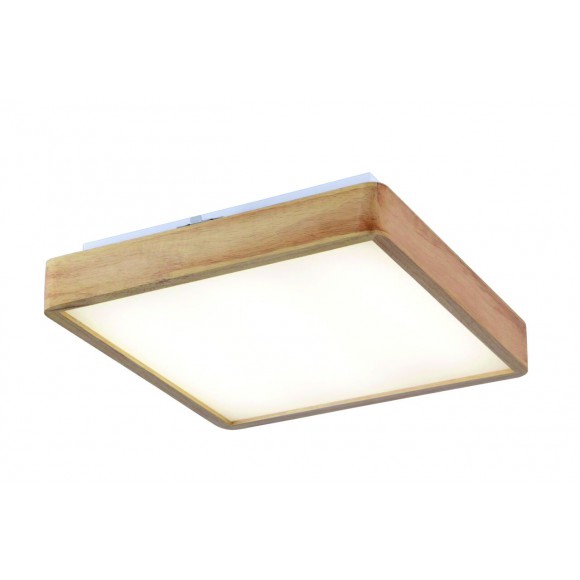 LEDKO Wand- und Deckenleuchte - Pendelleuchte 3x60W E27 - helles Holz