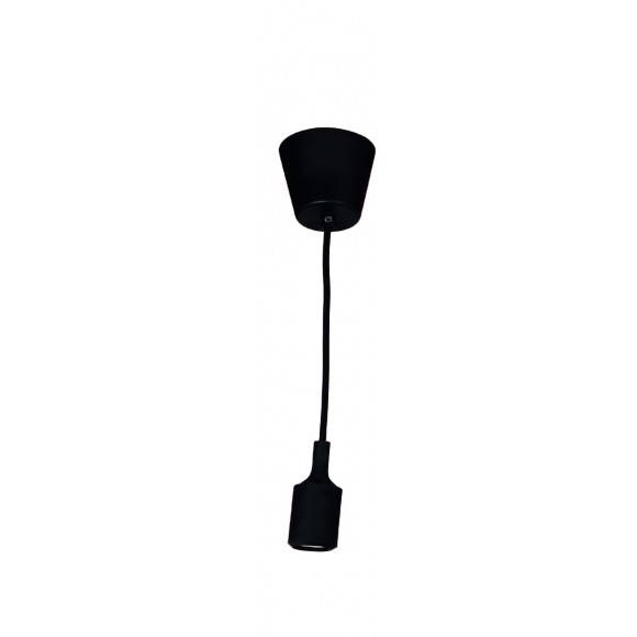 LEDKO 00391 Pendelleuchte 1x40W | E27 - schwarz