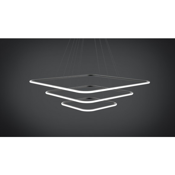 LEDKO 00464 LED Pendelleuchte 144W | 3000K - schwarz