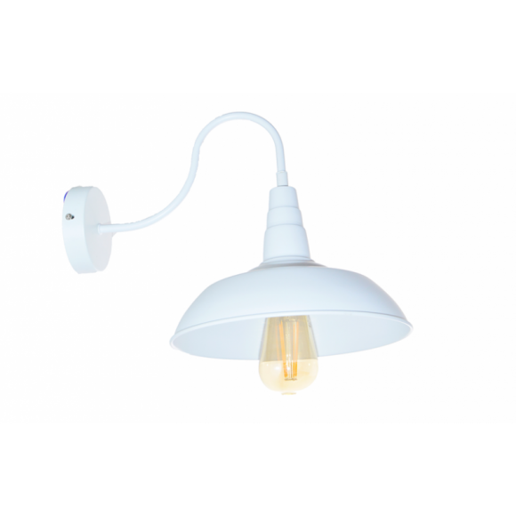 LEDKO Wandleuchte E27 1x40W- weiß