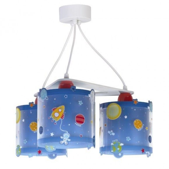 Dalber 41344 Kinderdeckenleuchte Planets 3x60W|E27