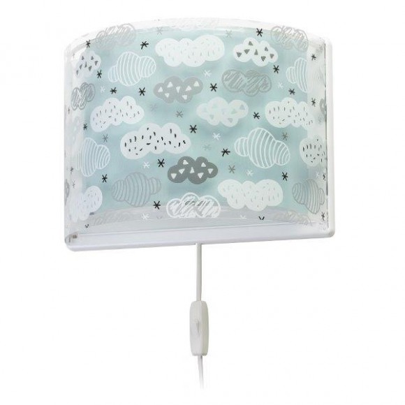 Dalber 41418H Kinder Wandleuchte Clouds 1x60W|E27