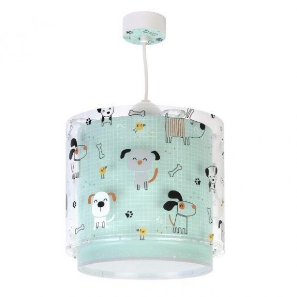 Dalber 61312 Kinder Deckenleuchte Happy Dogs 1x60W|E27
