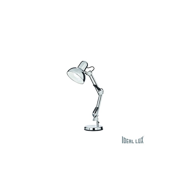 Ideal Lux Tischlampe KELLY 1x60W E27 - chrom