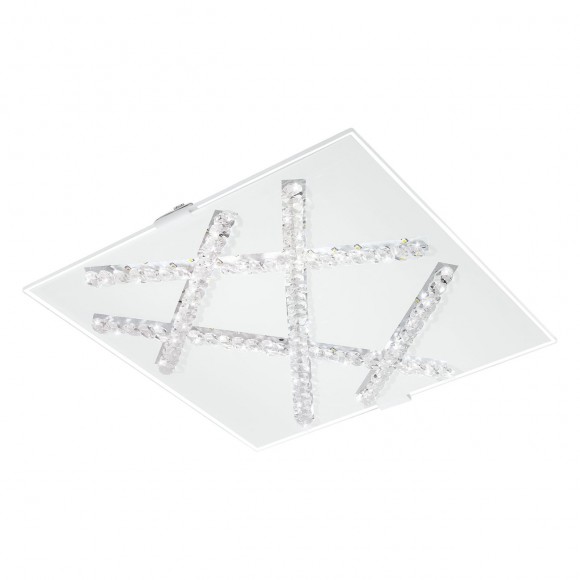 Eglo 93764 Sorrento 9,7W LED Deckenleuchte, Kristall